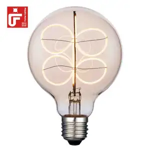 Antique Edison Bulb Light Decor 5w 6w Dimmable Soft Led Filament 220v/240v E27 Base Spiral Design Light Bulb