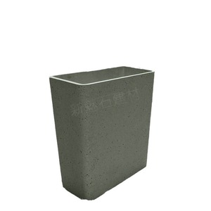 Maceta Rectangular de Hormigón para Plantas, Material de Construcción de Piedra, Color Gris, Alto Rendimiento, para Interiores y Exteriores - Product Image 1