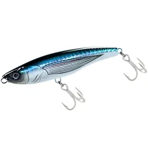 เหยื่อตกปลาแบบจมน้ำ GT Casting ขนาด 105 มม. 125 มม. แบบแท่งและแบบดินสอ พร้อมสาย 1 เส้น - Product Image 1