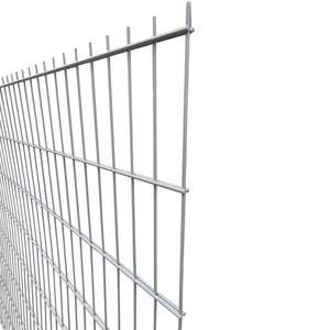Valla de malla de alambre soldada doble con revestimiento de polvo de acero galvanizado rígido paneles de valla de jardín decorativos - Product Image 6