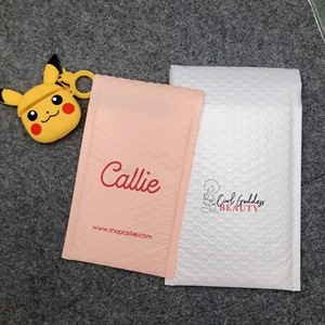 Buste Imbottite Personalizzate con Bolle d'Aria per Spedizioni, Buste Postali in Polietilene Color Pesca per <span class=keywords><strong>Corriere</strong></span> - Product Image 2