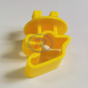 Aisladores de Postes de Cerca de Estilo Tradicional, Resistentes a los Rayos UV, Material PP, Revestimiento de PVC, Acero para Seguridad en Jardines, Cercas Temporales 3D - Product Image 3