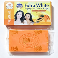 Savon Papaye Thaïlandais Silka Nettoyant Doux et Extra Blanchissant en Gros d'Usine avec Acide Kojique Naturel et Technologie Nano