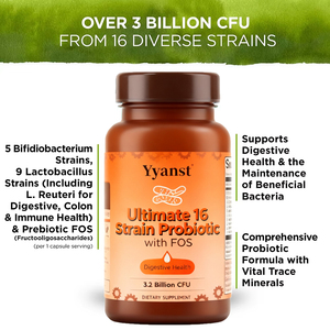 Capsules de probiotiques à 16 souches avec FOS, marque privée OEM/ODM, soutient la santé digestive, soutient la santé intestinale - Product Image 4