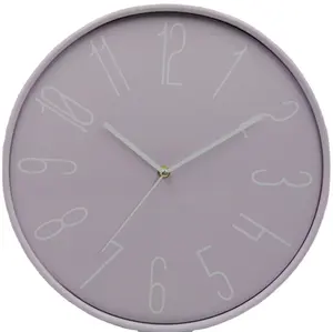 Relógio de parede moderno mais vendido, mostrador de vidro convexo e PVC e relógio de parede para decoração de casa