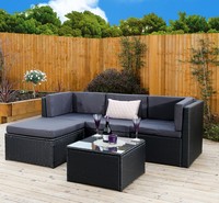 Sofá de ratán hecho a mano para exteriores, mueble gris, juegos de patio y jardín, estante de ratán, superventas