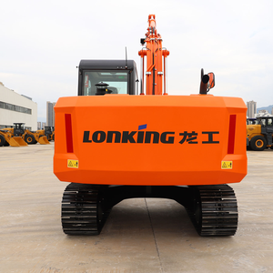 รถขุดตีนตะขาบ Lonking CMD6135 สีส้มใหม่ ขนาด 13 ตัน เครื่องยนต์ Weichai ชิ้นส่วน Hengli บุ้งกี๋ขนาด 0.65 ลูกบาศก์เมตร ระบบไฮดรอลิกเต็มรูปแบบ กำลัง 74 กิโลวัตต์ - Product Image 1