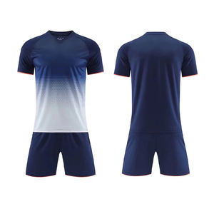 Seragam Sepak Bola Klub Berkualitas Tinggi, Kaos Sepak Bola Dua Potong Set Celana Pendek Pria, Set Jersey Sepak Bola Sublimasi Kustom - Product Image 3