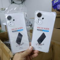 Casing Ponsel Transparan Tahan Guncangan dari TPU Lembut untuk Xiaomi 18 Pro Max 17 15 Ultra, Penutup Ponsel untuk Redmi Note 15 14 Pro Plus.