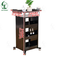 Table d'appoint Jincheng pour salon de coiffure, chariot de rangement détachable, armoire de beauté et spa, chariot à outils moderne pour salon de barbier
