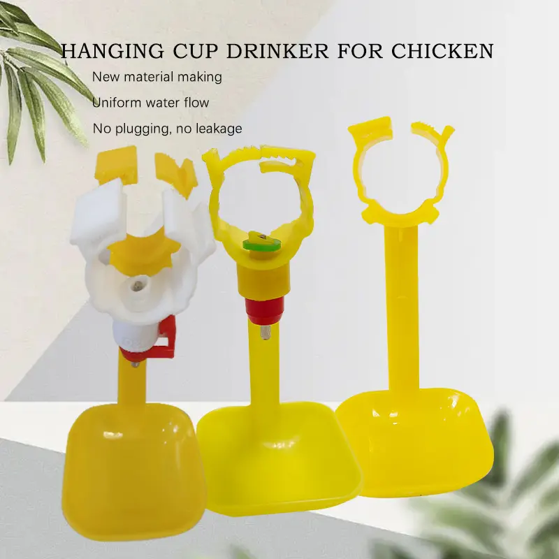 2023 hot Poultry quail chicken hen detachable water fountain Poultry drinking cup Chicken drinking cup