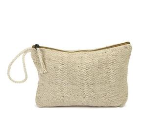 Petite pochette en coton brodée pour maquillage <span class=keywords><strong>de</strong></span> voyage, sac cosmétique en toile - Product Image 2
