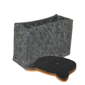 Haute qualité Simple tapis tissu verre à vin personnalisé feutre tasse boisson caboteur - Product Image 5
