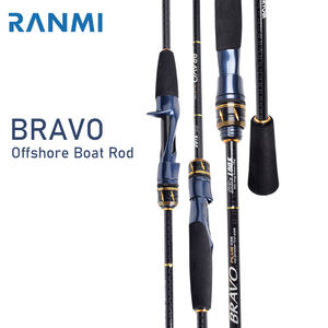 Pour RYOBI japon <span class=keywords><strong>BRAVO</strong></span> canne à pêche à haute teneur en carbone 30 # coulée offshore bateau tige 24 + 30T pour Toray Fuji canne à pêche rapide 10KG Max glisser - Product Image 2
