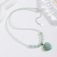 Collier bohème en perles de riz en pierre naturelle d'améthyste, best-seller transfrontalier, bijoux en gros
