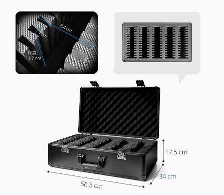 5-grid rating card brick card box