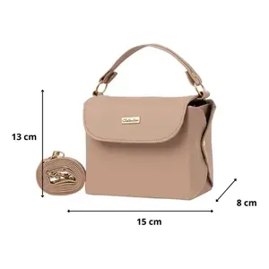 Bolso Mensajero Vintage para Mujer CelleLion, Asa Única, Perla, Impermeable, PU Poliéster, Uso Diario, Estilo Verano - Product Image 3