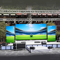 Mur vidéo LED HD couleur pleine pour location, écran LED extérieur pour stades de football et de rugby et événements en direct
