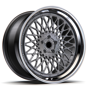 Rines Forjados de Lujo C020 2/3PC con Tapa Flotante, Acabado Plateado Cepillado, Diseño Cóncavo para Rolls Royce, Bentley, Maybach, SUV, Sedán, BMW - Product Image 1