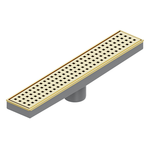 SANIPRO couverture de grille en acier inoxydable de couleur personnalisée fond en <span class=keywords><strong>plastique</strong></span> salle de bain Anti-odeur <span class=keywords><strong>douche</strong></span> Drainage drains de sol linéaires courts - Product Image 6