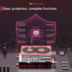 Hệ thống mạch <span class=keywords><strong>BMS</strong></span> Daly cho xe máy, 20S 60V 60A, <span class=keywords><strong>LifePO4</strong></span>, dùng cho bộ pin Lithium, pin Lithium 18650, LFP 60V - Product Image 5