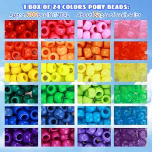 Hecho a mano nuevo Europeo Americano transfronterizo DIY conjunto para <span class=keywords><strong>Amazon</strong></span> cerámica suave arcilla cuentas acrílico <span class=keywords><strong>letras</strong></span> Pony joyero - Product Image 3