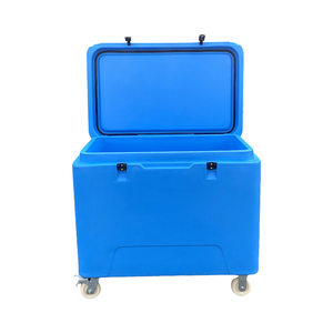 Glacière portable rotomoulée en PE de <span class=keywords><strong>haute</strong></span> qualité, 330L, avec roues de chariot, personnalisable, pour stockage de glace sèche, qualité alimentaire - Product Image 2