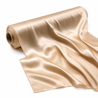 Tissu en Soie de Mûrier Charmeuse Satin Sergé Jacquard Uni Certifié OEKO-TEX Multicolore pour Robes, Vêtements de Nuit, Canapés, Mariages et Confections Personnalisées