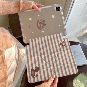 เคสไอแพดลายลูกสุนัขน่ารักสำหรับ <span class=keywords><strong>iPad</strong></span> Air, Mini6 <span class=keywords><strong>Pro</strong></span> 13 นิ้ว, Y-Fold รุ่นที่ 10 ดีไซน์ป้องกันการงอ พร้อมช่องใส่ปากกา - Product Image 2