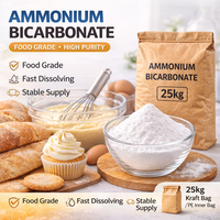 Bicarbonate d'ammonium de haute pureté, additif alimentaire pour la poudre à lever, les biscuits, les craquelins, la pâte frite et la pâtisserie