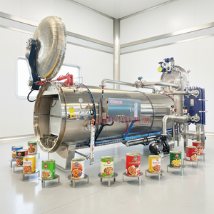 Полностью автоматические автоклавные стерилизаторы для пакетированной детской еды с точным контролем для производства детского питания - Product Image 1