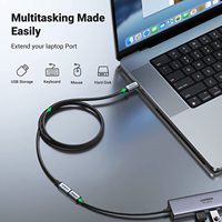 UGREEN Câble d'extension USB C 100W Chargement 10Gbps Câble de transfert USB C 3.2 Extender Nylon Tressé