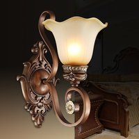 Lampe murale simple de style country américain, pour chambre à coucher, chevet, salon rétro, fond de télévision, escalier, bureau, couloir, simple