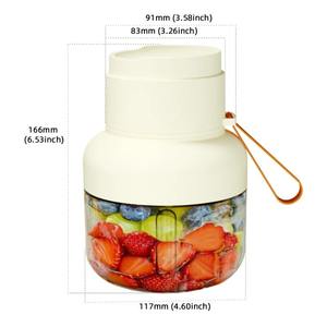 Nouveau mixeur multifonctionnel portable pour la maison, rechargeable par USB, grande capacité, pour fruits et légumes, avec fonction glace pilée - Product Image 6