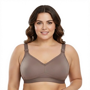 Sujetador sin costuras, sin relleno, de poliéster y algodón, sin aros, cómodo para el día a día, suave, elástico, transpirable, ropa interior femenina, venta al por mayor, sujetador suave. - Product Image 1