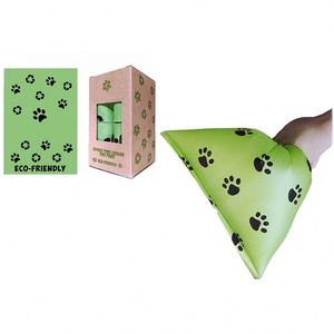 Sacs à déjections canines imprimés en PLA biodégradable et compostable, respectueux de l'environnement, pour l'élimination des déchets d'animaux - Product Image 5