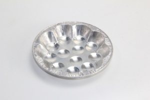 Plat rond jetable <span class=keywords><strong>en</strong></span> <span class=keywords><strong>aluminium</strong></span> de 300 ml pour <span class=keywords><strong>escargots</strong></span>, idéal pour la restauration, compatible four et plats à emporter - Product Image 2
