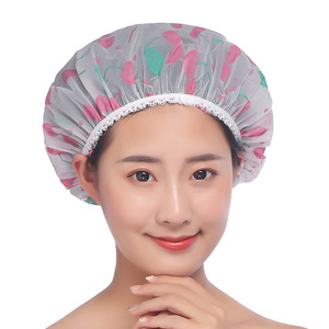 Waterproof Bath Hair Cover Elastic Bath Hat Bathroom Reusable Non-disposable Shower Cap