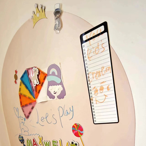 Décalque mural magnétique multifonctionnel Arch avec autocollant de couleur rose pour chambre d'enfant - Product Image 4