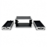 OEM/ODM Rakitan Flight Case 5U Gaya Amerika, Tahan Air IP67, Perlindungan Tugas Berat, Garansi 3 Tahun, 4 Kaki Karet