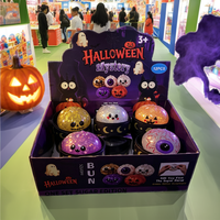 Nouveau jouet anti-stress Halloween, adorable pompon citrouille souple, jouet créatif en TPR pour soulager le stress, idéal pour les cadeaux de fête pour enfants