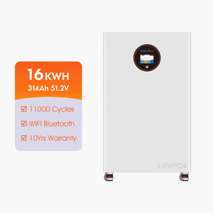 Baterías de Iones de Litio de 11000 Ciclos y 16KWH, Batería <span class=keywords><strong>Solar</strong></span> de 48V Lifepo4, Batería de Almacenamiento de Energía <span class=keywords><strong>Solar</strong></span> para el Hogar - Product Image 1