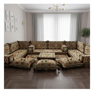 Asientos de piso árabe Sofá de piso árabe Piso de asiento Árabe | 19 piezas, 28 bailes con esponja - Product Image 3