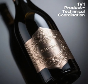 Tùy Chỉnh In Bền Chai Nhãn Dán Nhãn Cho Rượu Vang Đỏ Tequila Biểu Tượng Riêng Đồ Uống Thương Hiệu Riêng Năng Lượng Đồ Uống Các Loại Rượu - Product Image 2