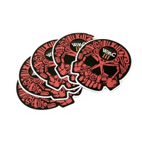 Label Stiker Perekat Label Cd Kertas Glossy Pribadi Cetak Kustom Grosir