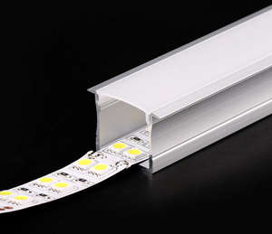 Profilé en aluminium pour bande LED, profilé encastré en aluminium pour éclairage LED - Product Image 4