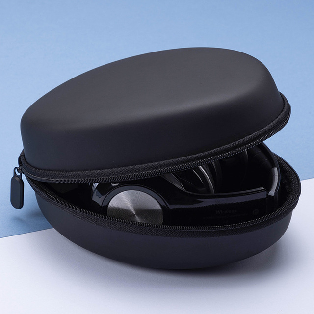 Portable EVA Large Earphone Storage Bag Head Mounted for Bluetooth Earphone Storage Box Convenient Folding Special Purpose Case