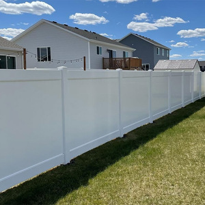 Outdoor Aangepaste Grootte En Kleur Pvc Privacy Hek Panelen <span class=keywords><strong>Vinyl</strong></span> Plastic Privacy Hek Voor Woonwerven - Product Image 2