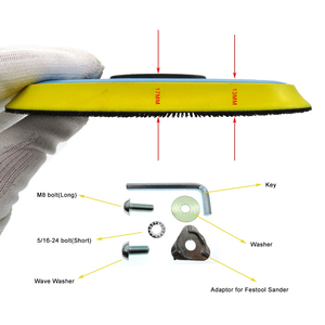 Plato de Respaldo para Lijadora de 6 Pulgadas y 9 Agujeros, Azul, Antipolvo, para Pulido Eléctrico, para Pulir Madera, Metal y Muebles - Product Image 4