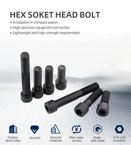 Gespecialiseerde Productie Koolstofstaal Ijzer 10.9 12.9 Kwaliteit Zeshoekige Bouten M3-M16 Multi-Size Cilindrische Kop Bouten - Product Image 6